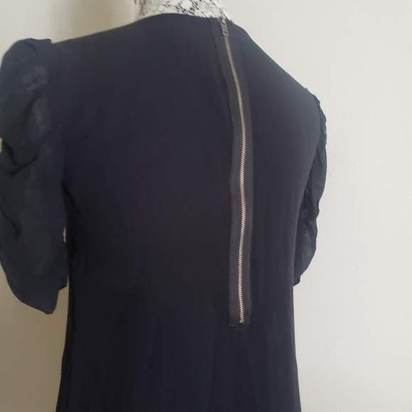 THEORY Mini Silk Dress - Picture 6 of 8